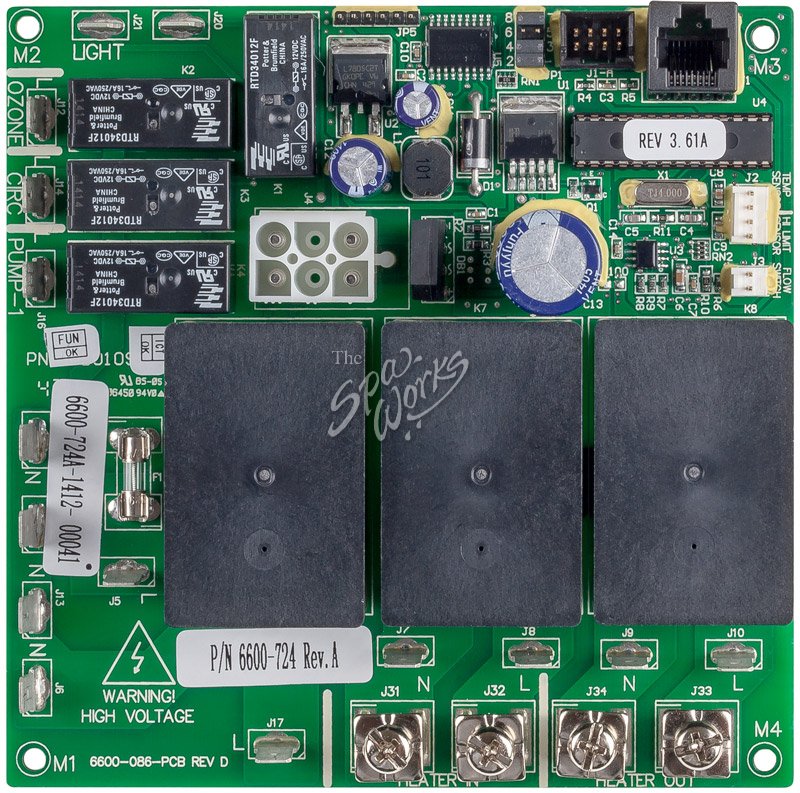 SUNDANCE SPA REPLACEMENT CIRCUIT BOARD, LX10 The Spa Works
