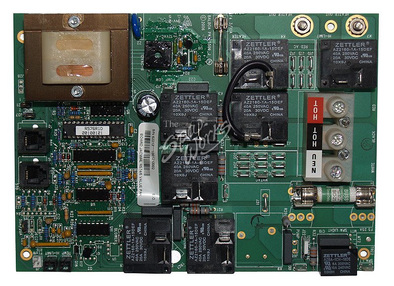 JACUZZI SPA CIRCUIT BOARD, ECHO SPAS 1/2 HOUR CYCLES The Spa Works