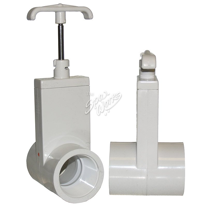 SUNDANCE SPA 1 1/2 INCH GATE STYLE DRAIN VALVE The Spa Works