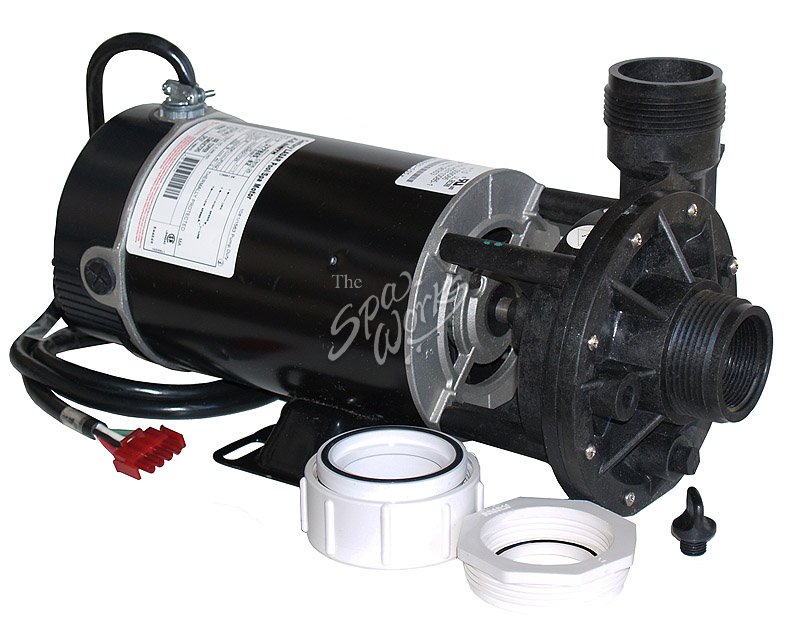 CALDERA SPA JET PUMP, 1.5 HP, 2 SPEED, 240 VOLT, FMHP, 48 FRAME, SIDE ...